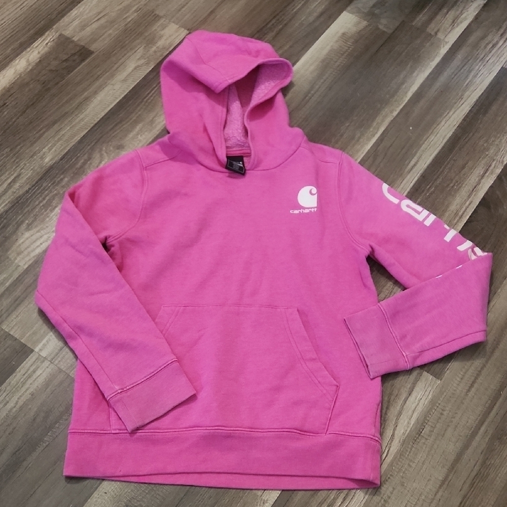 Carhartt Bright Pink Hoodie Siize Large